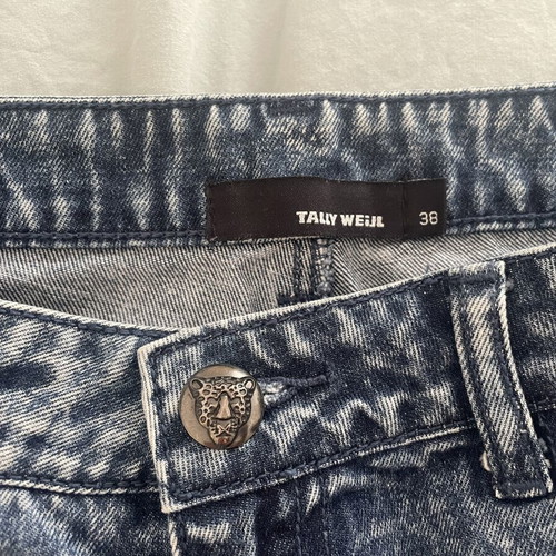Tally Weijl Denim Hot Shorts size M, like new, blue stonewashed
