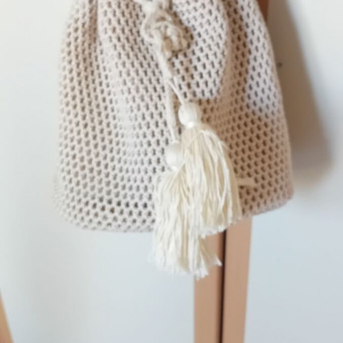 Shoulder bag new, beige