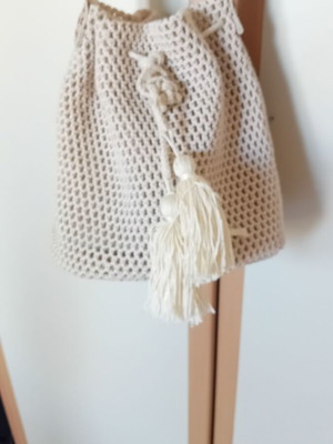 Shoulder bag new, beige