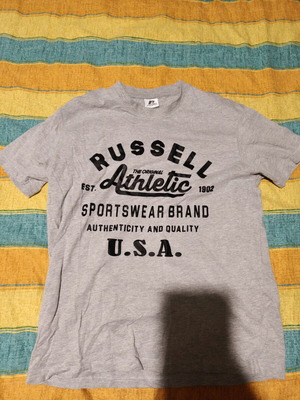 Russell Athletic men's gray shirt new, size Small