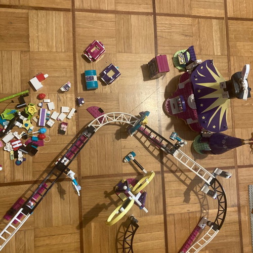 Lego Friends 41685 Magical Funfair Roller Coaster like new