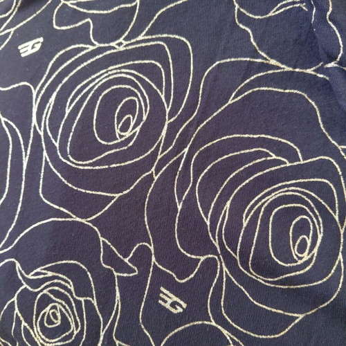 Golddigga Vintage Y2K Halter Dress with Gold Roses Size M like new
