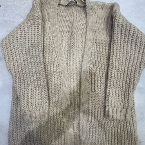 Zara long beige cardigan like new, size M