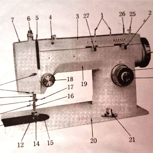 FAPPYCO electronic sewing machine like new, vintage model
