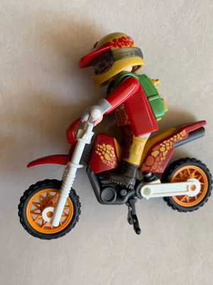 Playmobil motorider used in good condition