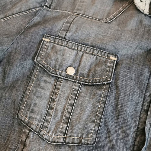 Edward Jeans shirt size L like new, blue
