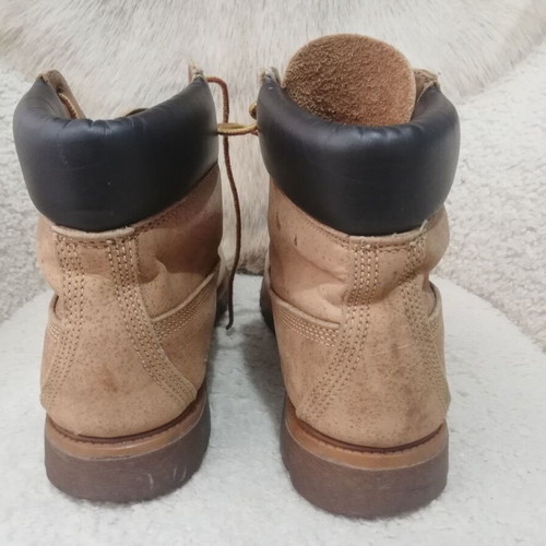 Timberland boots used, brown and yellow, size 44