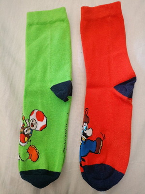 Super Mario socks new H&M size 38-40, 2 pairs