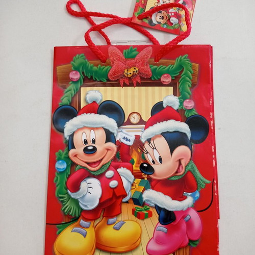 Disney Mickey and Minnie packaging paper bags used