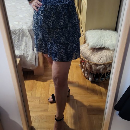 Elisabetta Franchi Mini Dress like new, animal print, size L