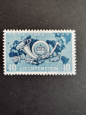 Liechtenstein stamp 1949 postal union series n5