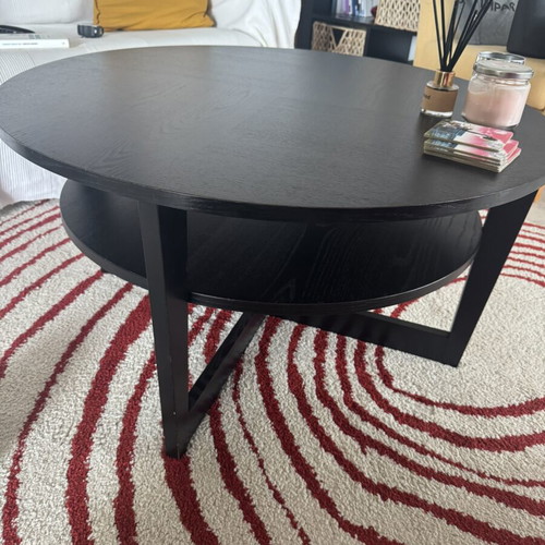 IKEA round wooden coffee table used 80x80 cm