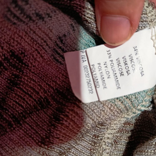 Scandali dress made in Italy size M with viscose thread like new, multicolor