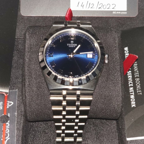 Tudor Royal 38mm Blue Dial 2022 Full Set New