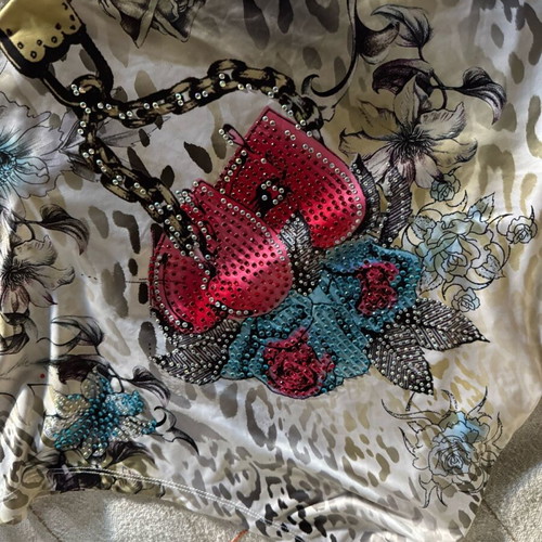 Women's blouse dress like new with unique design, size S