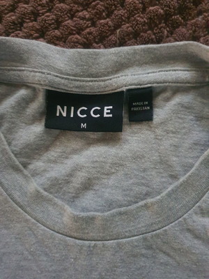 Nicce London ανδρικό t shirt γκρι μέγεθος M σαν καινούργιο