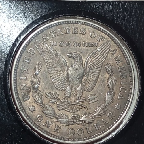 Morgan Dollar 1921 USA silver 900 used