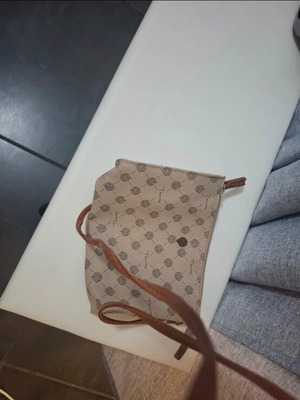 Thiros shoulder bag like new, beige and brown