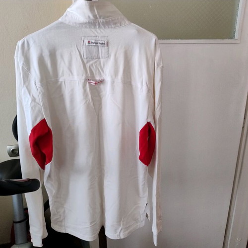 England Rugby men's blouse like new, white, size L