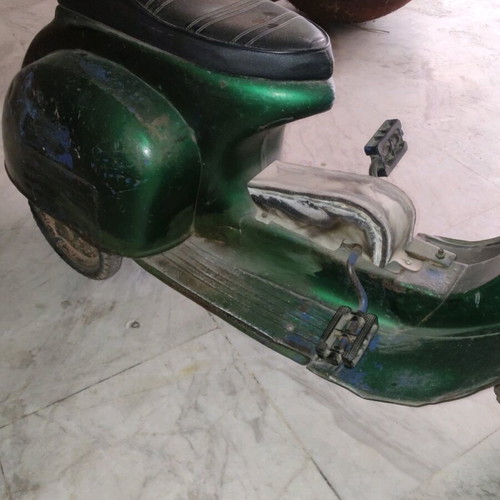 Vespa toy bicycle used, handmade original rare vintage metal