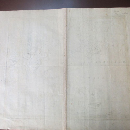 1720 Corfu map by Christoph Weigel used, with Johann David Köhler