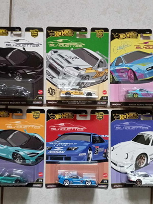 Hot Wheels Premium Silhouettes set 6/6 new, collectible cars