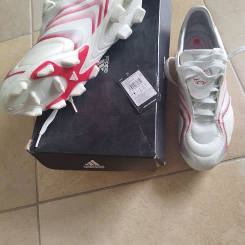 Adidas +F10.6 TRX FG football shoes new, size 43 1/3, white