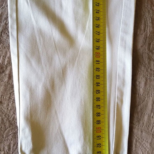 Mango women's set with beige pants and yellow top