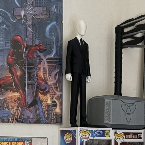 Slenderman figure 3D printed