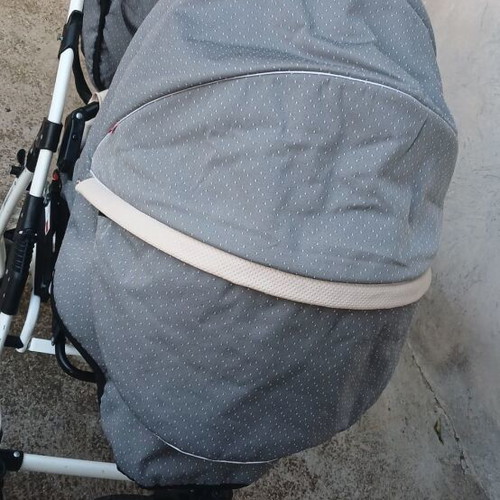 Baby stroller with two baskets, like new, winter and summer