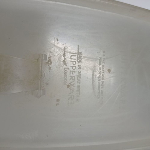 Tupperware large liquid container vintage used
