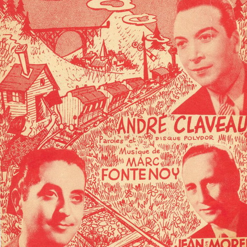 Sheet music used, set of 3 French booklets with singer photos 1920-1935