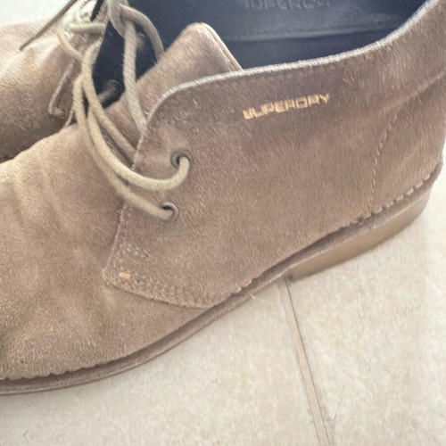 Superdry boots used, beige, size 43