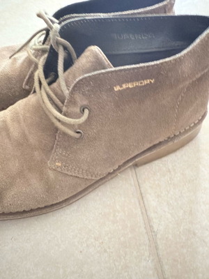 Superdry boots used, beige, size 43