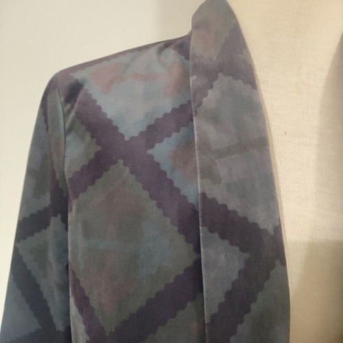 Axel Soft Jacket With Geometric Pattern Size M Like New