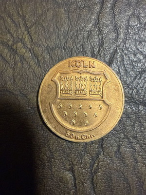 Collectible metal medal Cologne Köln 50 n. Chr. new