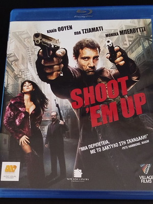 Shoot 'Em Up Blu-Ray new, action adventure with Clive Owen and Monica Bellucci