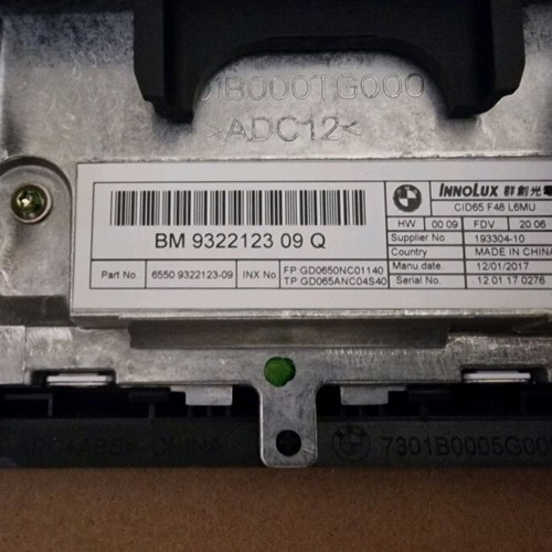 BMW factory screen 6.5' like new