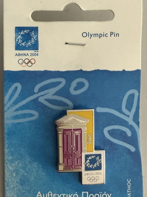 Rare Olympic Pin Athens 2004 Traditional Door of Symi new