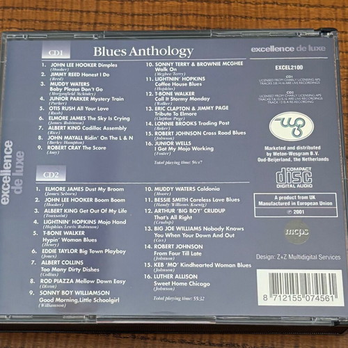 Blues Anthology 2CD like new