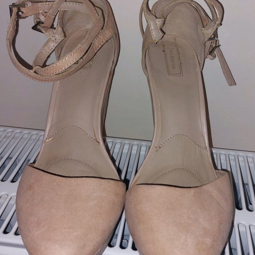 Stradivarius platforms used, size 38, salmon color