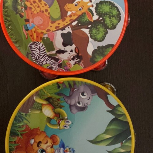 Children's musical instruments used, set of 8 pieces