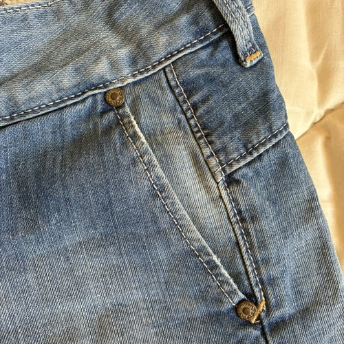 Pepe Jeans New Frisky Y2K denim shorts size S blue vintage like new