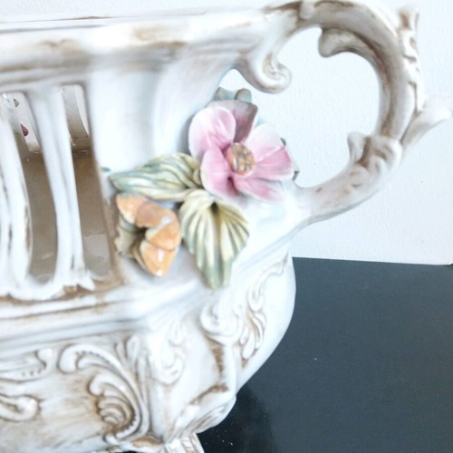 Faience planter like new, large size 33x45