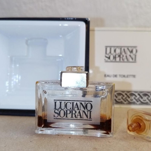 Luciano Soprani Eau de Toilette miniature used, 5 ml, collectible