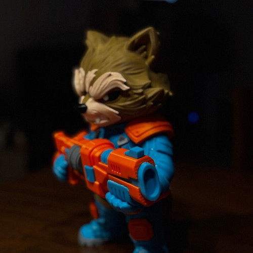 Rocket Raccoon collectible 3D handmade figure new