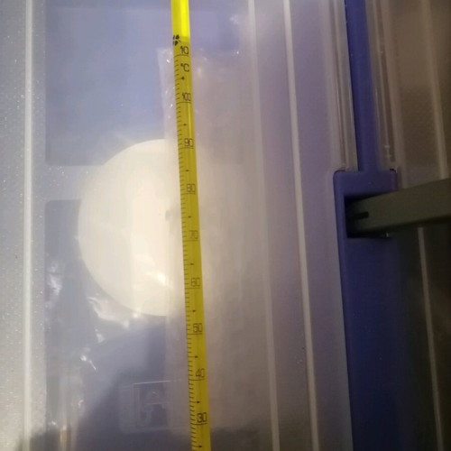 Laboratory alcohol thermometer new, 1 degree accuracy, 300 mm