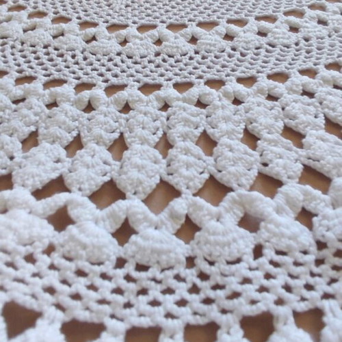 Crocheted handmade doilies set of 3 like new