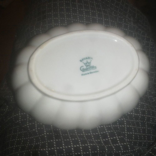 Bavaria porcelain plate 10x13cm, made in Germany