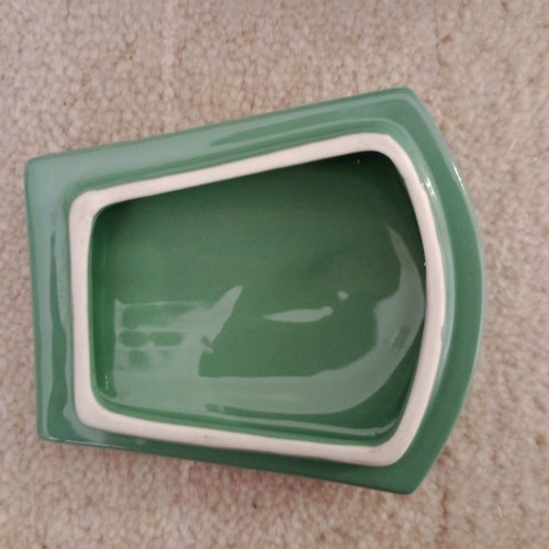 Vintage Westinghouse water and coffee container used, olive color